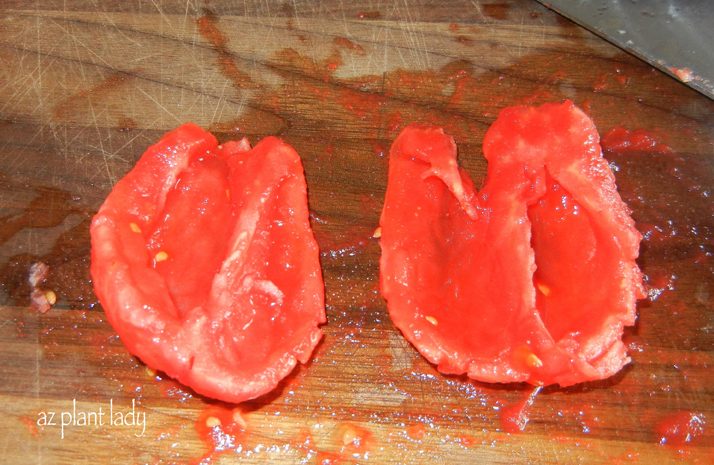 seeded tomatoes