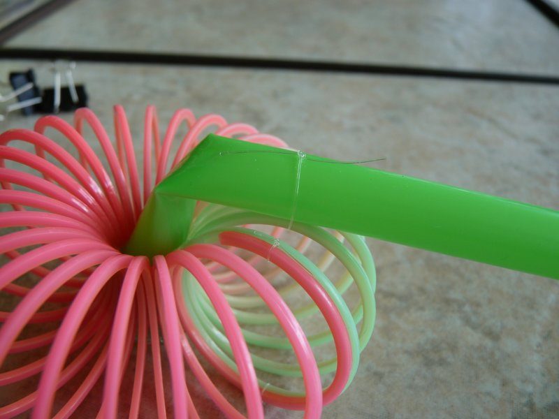 Slinky Flowers Last Step Slinky Flowers Last Step
