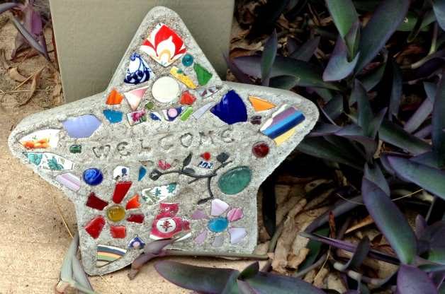 diy stepping stones