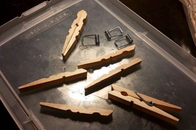 Clothespin Flowers Craft