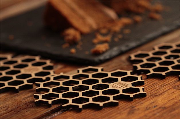 bumblebee coasters
