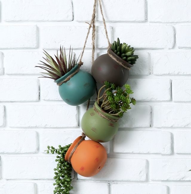 Mini Planters Hanging Pots
