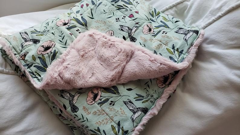 hummingbird weighted blanket