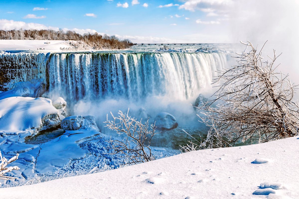 niagara falls in winter, winter birding hotspot