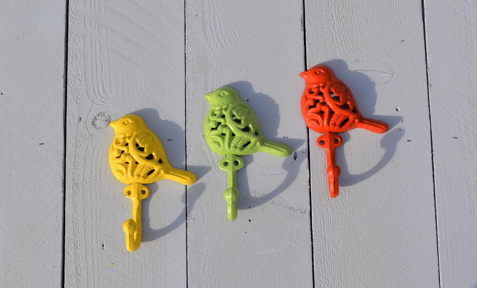 bird wall hooks