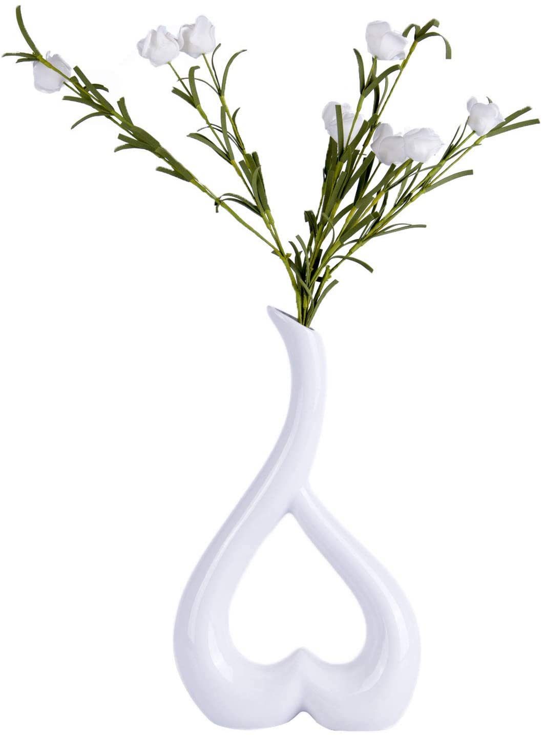 heart shaped vase