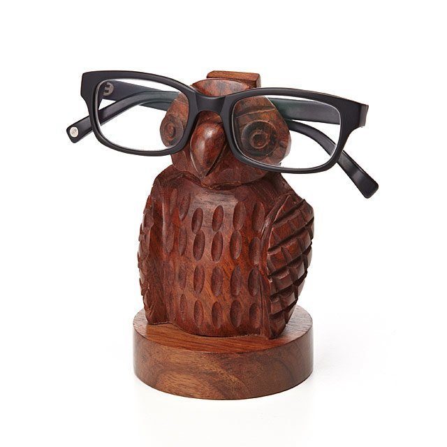 owl eyeglass holder