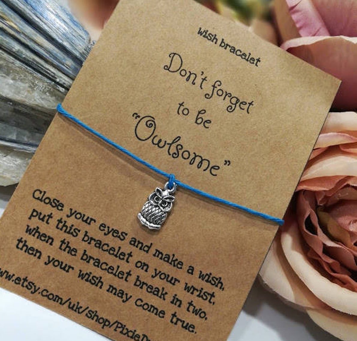 owl wish bracelet