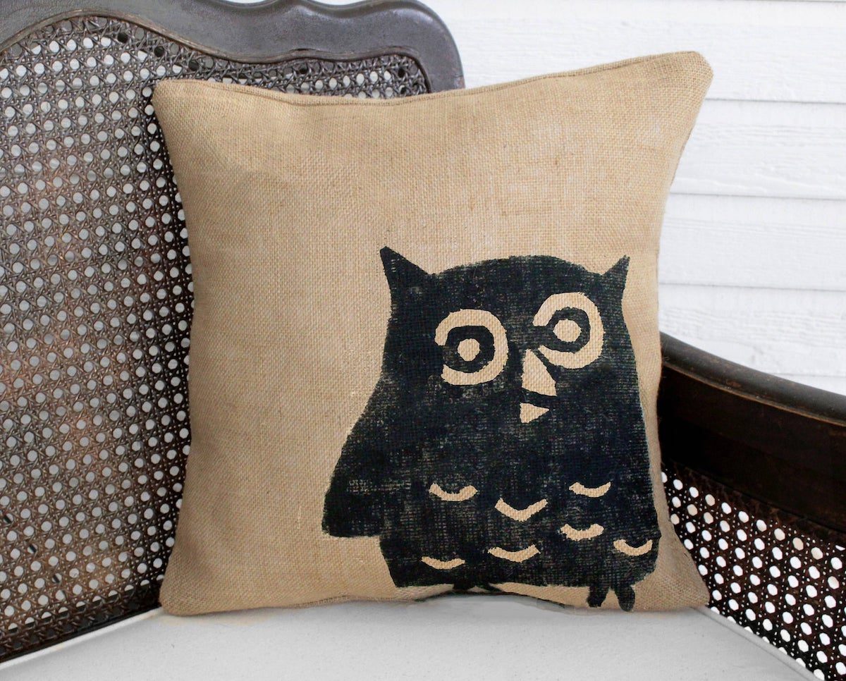 owl pillow