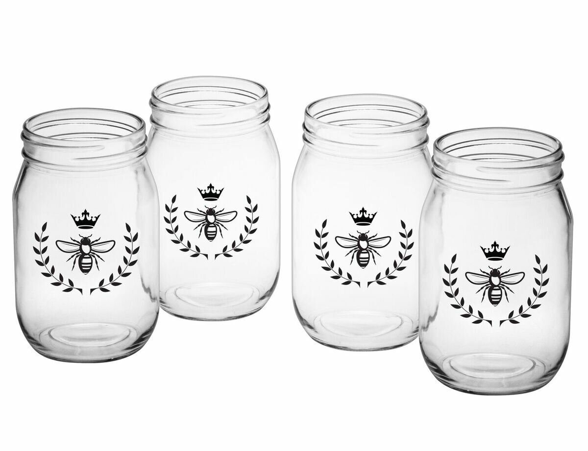bee mason jars