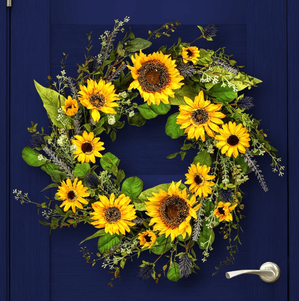 sunflower wreath