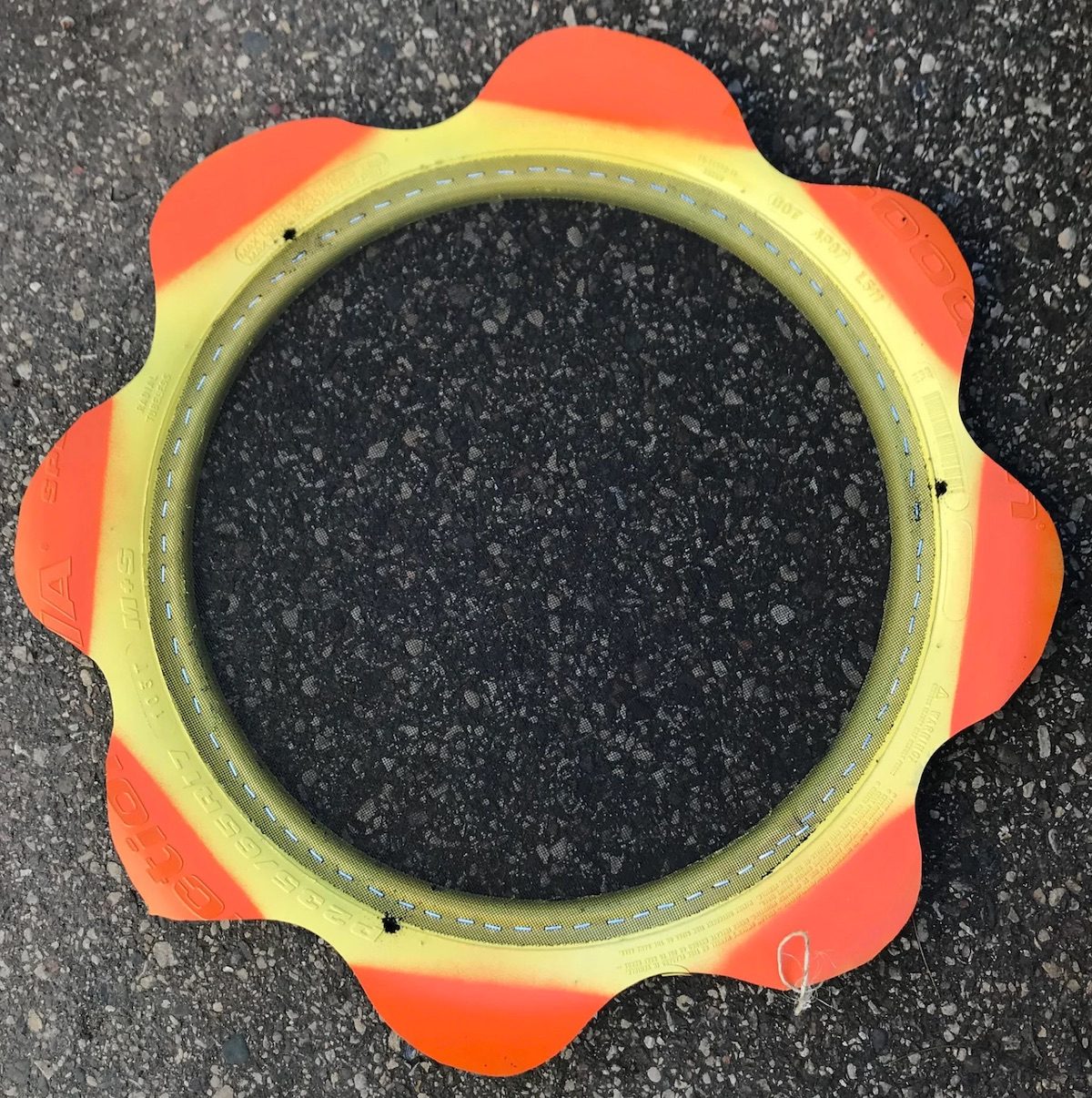 Recycled Tire Feeder