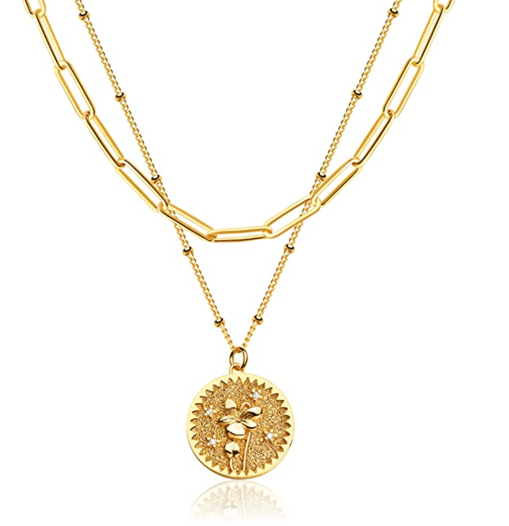 february birth flower necklace