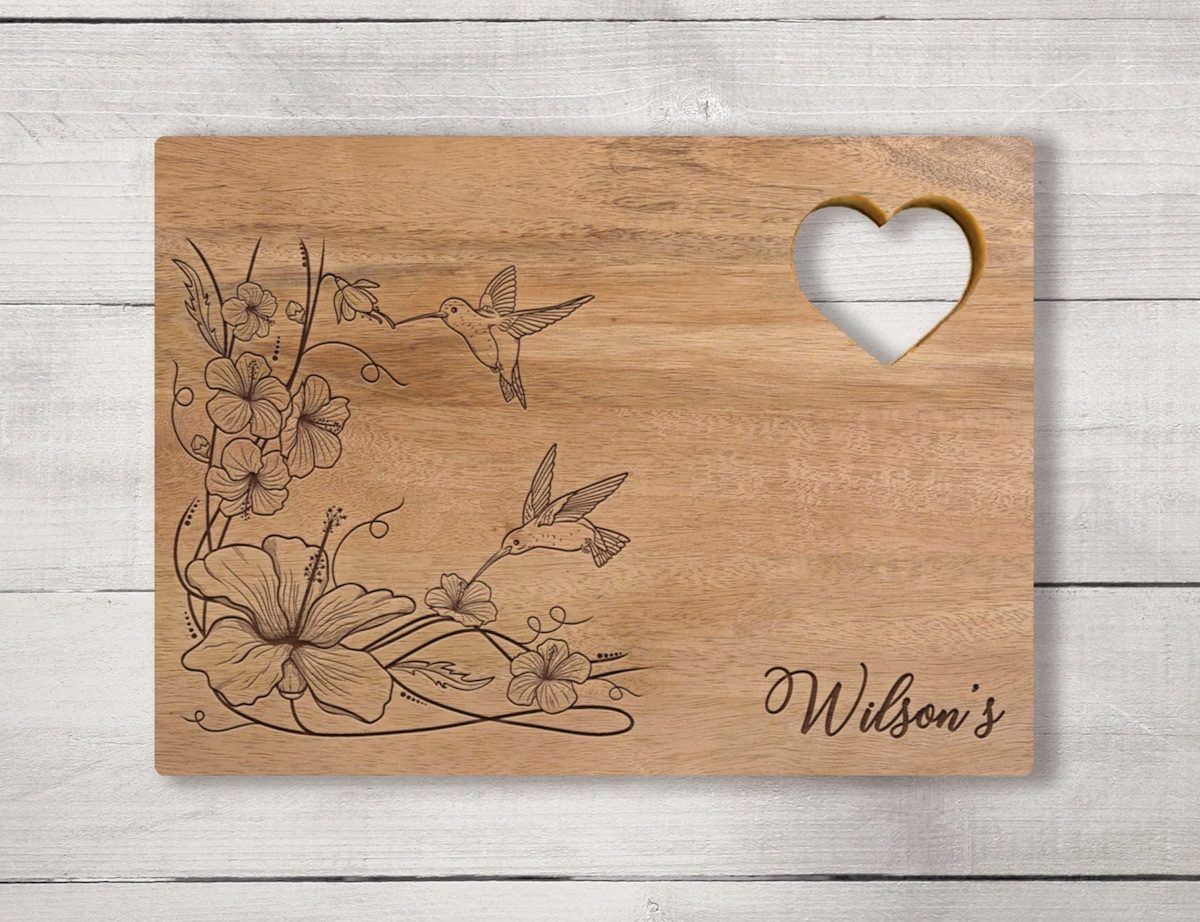 Hummingbird Cutting Board