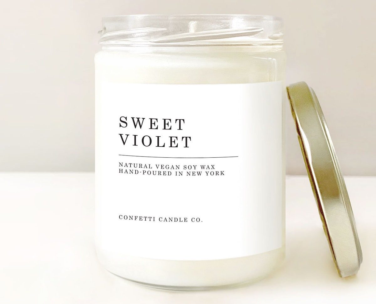 violet candle