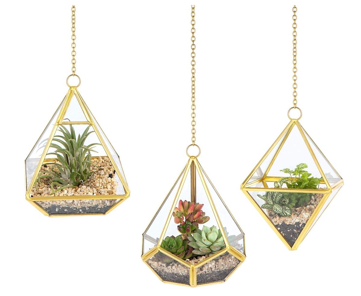 Geometric Hanging Planters