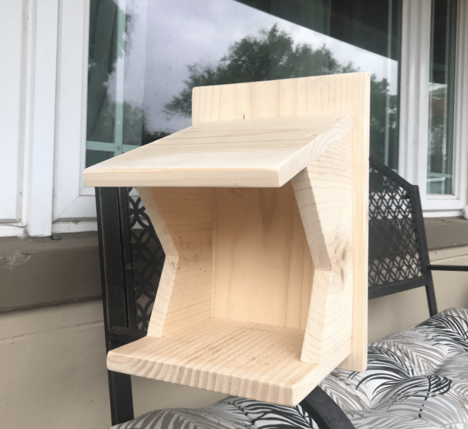 robin bird house nesting shelf
