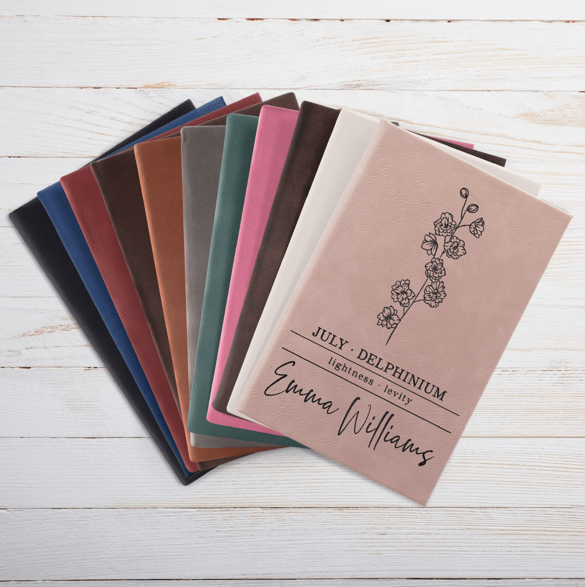 birth flower notebook