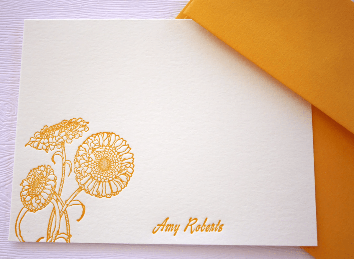 marigold stationary