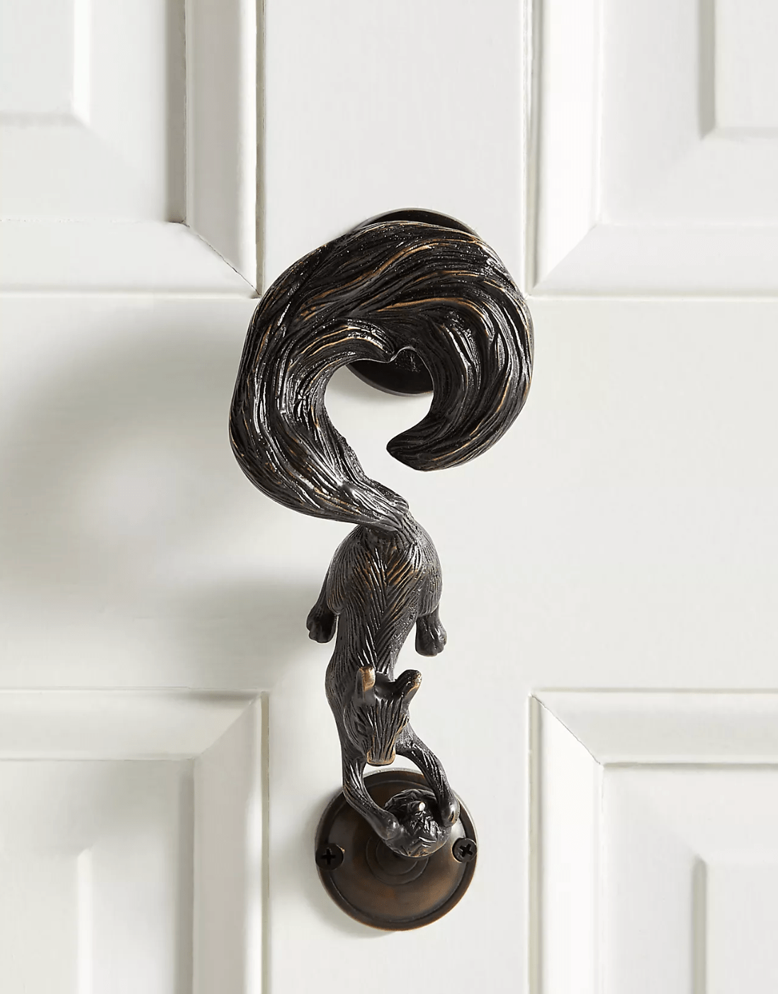 squirrel gifts door knocker
