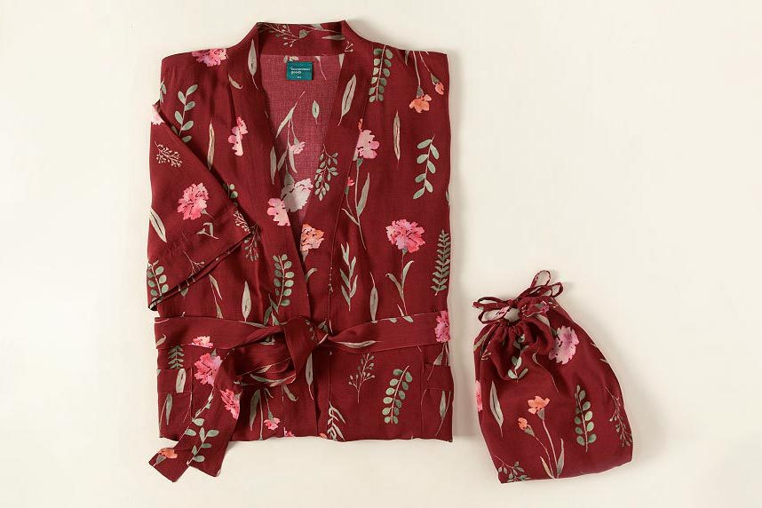 January Birth Month Flower Robe