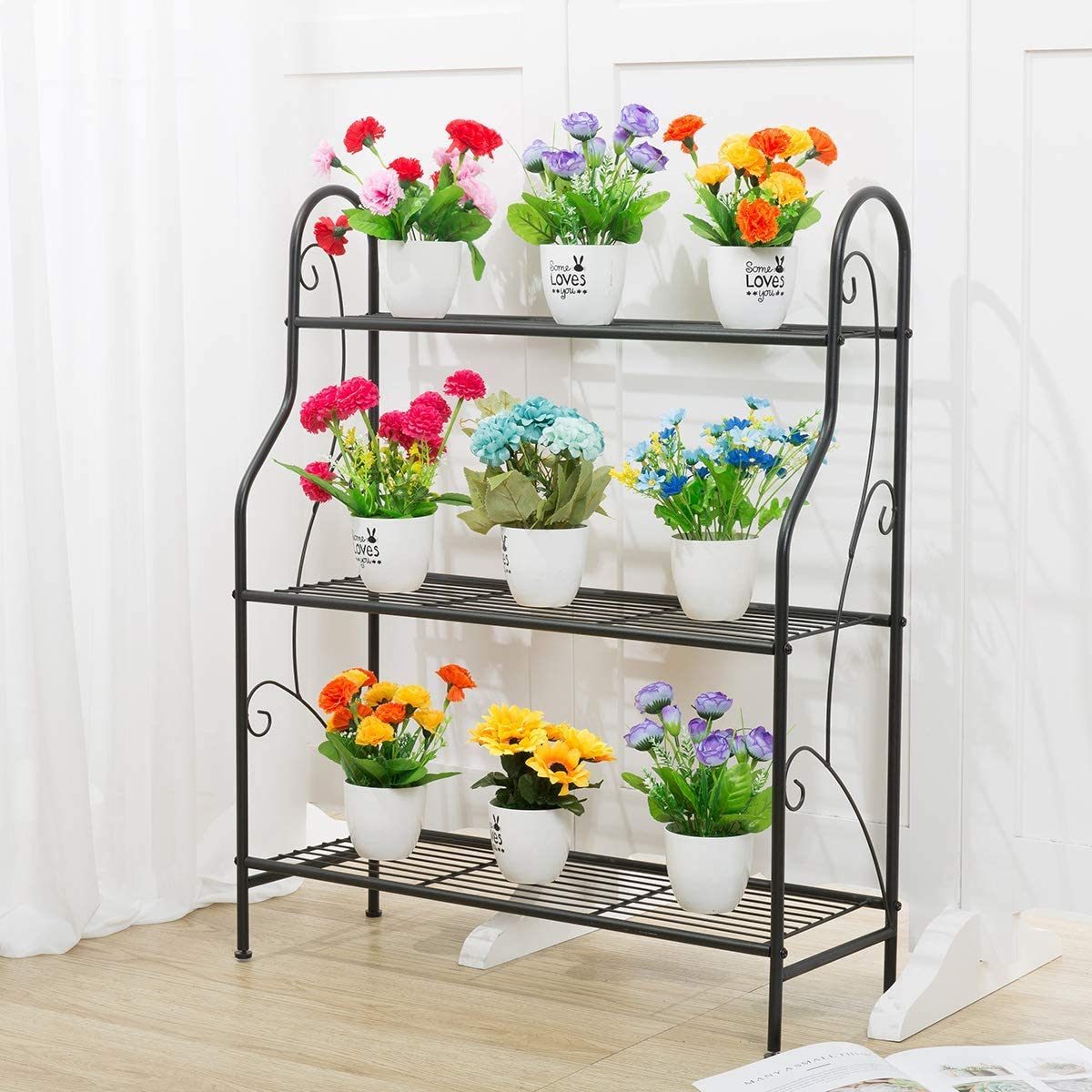 metal plant stand