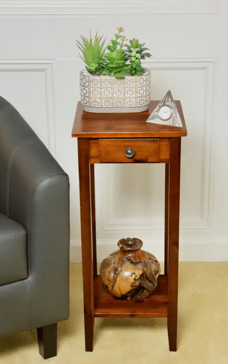 wood plant table