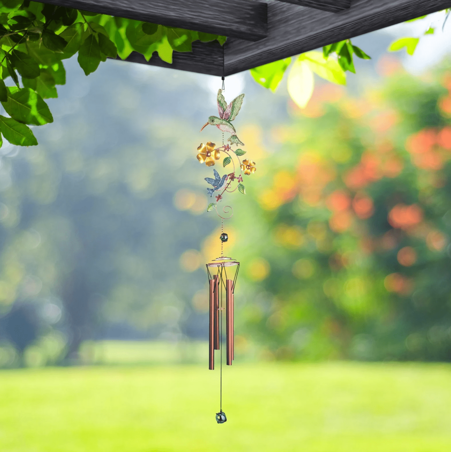hummingbird wind chime