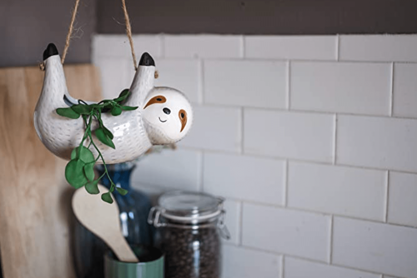 sloth planter