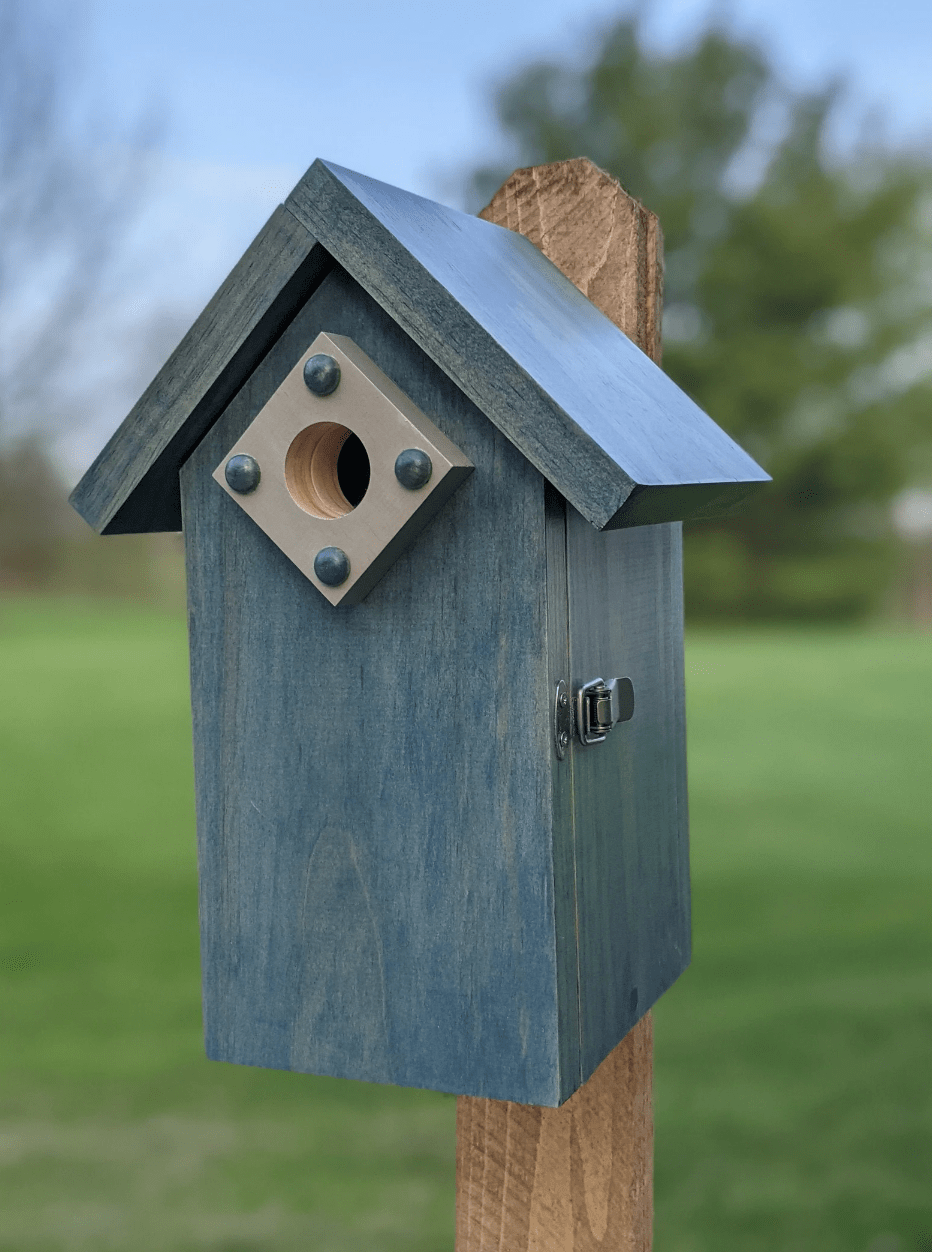 wooden bird house