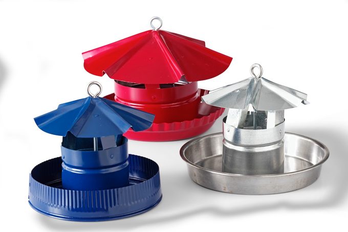 pie tin bird feeders