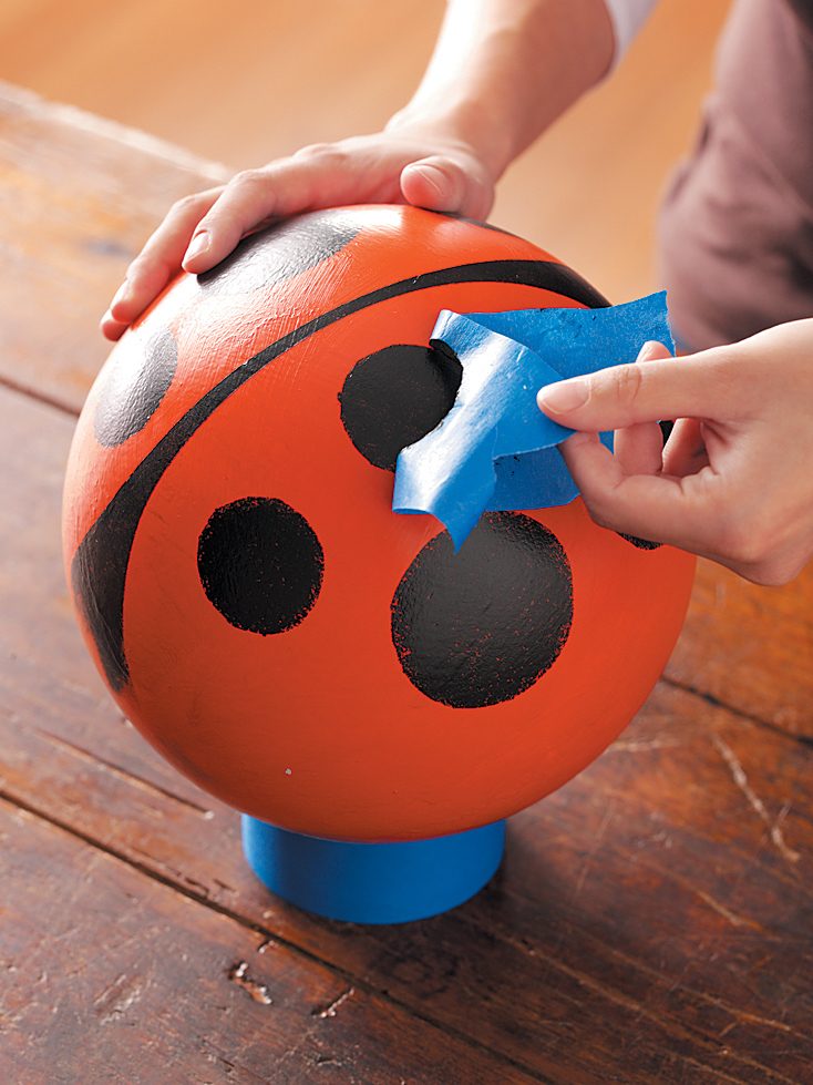 step 2 ladybug craft