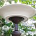 Upcycled DIY Lamp Birdbath Project